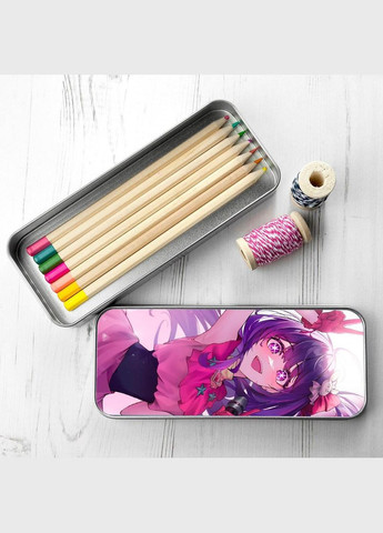 Органайзер для канцелярских принадлежностей металлический, кейс для мелочей Аниме Ребенок любимца #001 7*18 см Silver No Brand (309157186)