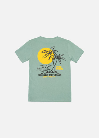 Оливкова літня футболка з коротким рукавом для хлопчика колір оливковий цб-00246181 Essu