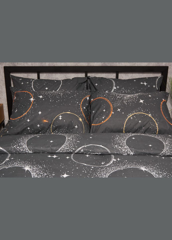Комплект постельного белья Бязь Gold Люкс «» семейный 143х210х2 наволочки 2х70х70 (MS-820005662) Moon&Star Cosmic Glow (302973886)