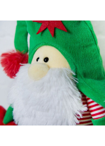 Мягкая игрушка гномик Санта с сердцем 32см (KD625) Kidsqo (365545869)