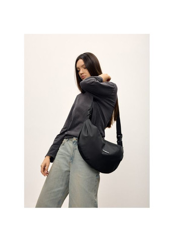 Жіноча сумка HOBO Bag-glove чорна тканева Sambag (369009868)