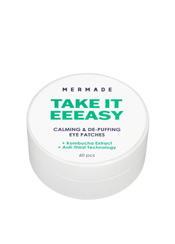 Патчі під очі тонізуючі Kombucha Extract & Аnti-Thirst Technology 60 шт MERMADE (355312789)
