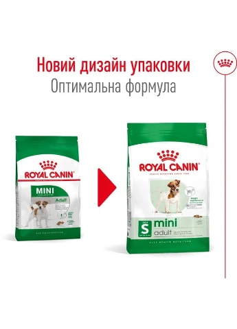 Сухой корм Mini Adult для взрослых собак мелких пород, 800 г Royal Canin (401594885)