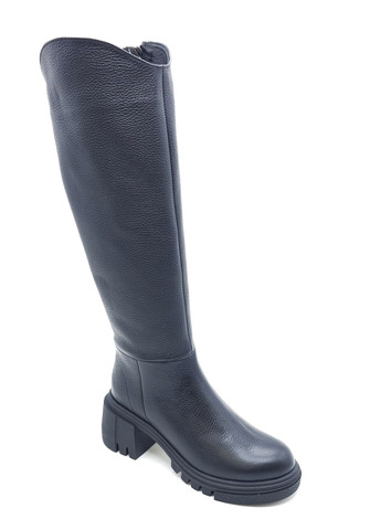 Жіночі чоботи єврозима чорні шкіряні MR-19-2 23 см (р) Morento (271828048)