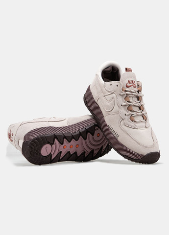 Кроссовки женские Nike Air Force 1 Wild beige brown | Найк Аир Форс 1 Ваилд бежевые коричневые No Brand бежевые всесезоны (315006173)