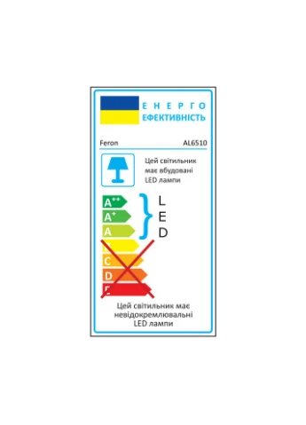 Светодиодная люстра AL6510 MUSE 10 Вт 4000 K Feron (389602262)