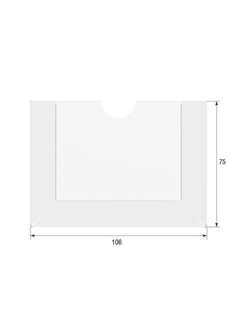 Карман информационный гор А7 без скотча Ekostar (370948834)