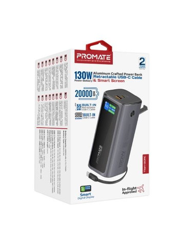 Батарея універсальна (titan-130rc) Promate 20000mAh PD/130W (370016004)