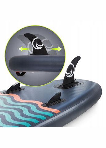 Надувна SUP дошка 350 см з веслом Wave T03 () TSUNAMI P-5907739314222 (282936851)