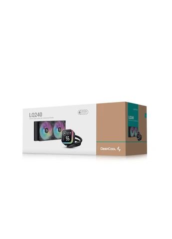 Система водяного охолодження LQ240 Black (R-LQ240-BKLSMW-G-1) DeepCool (330032381)