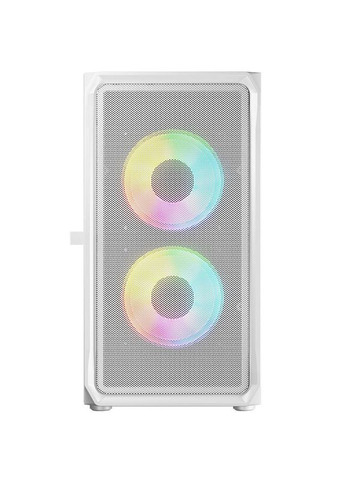 Корпус PORTOS MESH+GLASS ARGB fans 3x120mm WHITE без БП mATX Logic Concept (314833584)