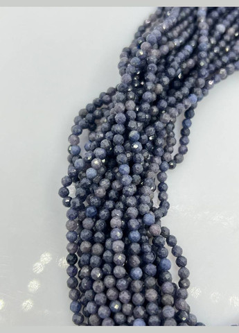 Сапфир на нити без замка 3 мм 40 см Синий 11546 No Brand (315343350)