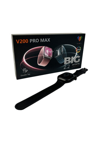 Смарт-часы IP65 Black BIG V200 Pro Max (342723214)