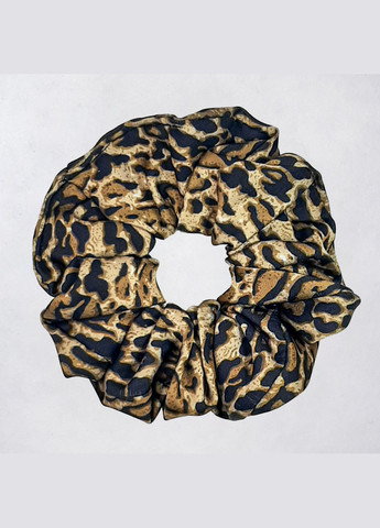 Набір резинок для волосся - Скранчі - 3 резинки з шовка-сатина леопардові InRed (306437375)