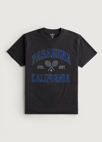 Темно-сіра футболка hc9624 Hollister