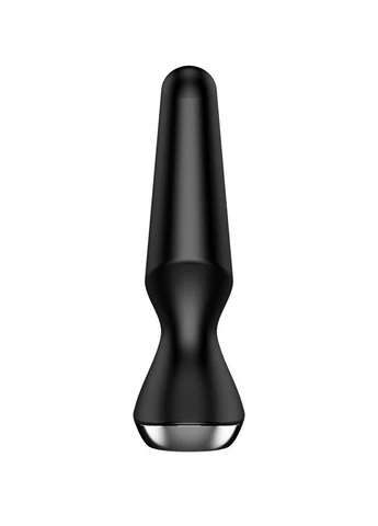 Анальная смарт-вибропробка Plug-ilicious 2 Black Satisfyer (382969986)
