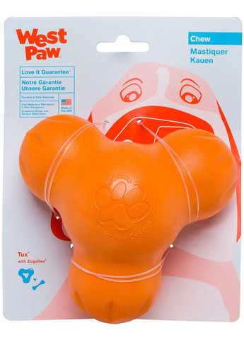 Игрушка для собак Tux Large Tangerine ZG041TNG 13 см (747473621423) West Paw (315717877)