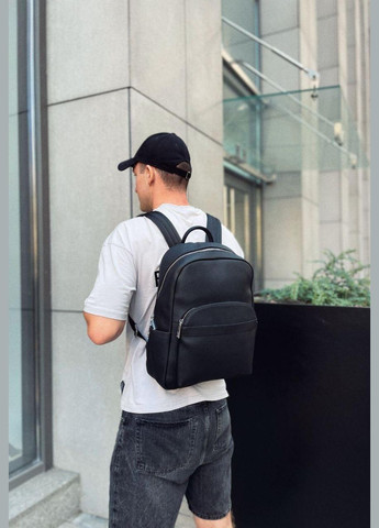 Чоловічий міський шкіряний рюкзак Sambag (302518990)