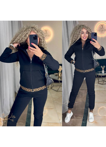 Костюм двійка тринитка на флісі+дорога фурнітура,штани та кофта з капюшоном Україна (352253591)