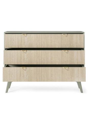 Комод Форест / Forest KSZ106 з 3 шухлядами Евкаліпт/ялиця сканді (PFH-091477) Perfect Home (367179135)