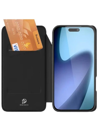 Чехол-книжка с карманом для визиток для Apple iPhone 17 Air (6.5") Dux Ducis (389075587)