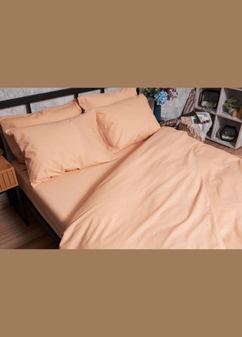 Комплект постільної білизни Бязь Gold Люкс євро 200х220 наволочки 2х70х70 (MS-820003267) Moon&Star Cream (288043743)