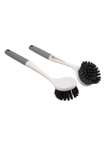 Щетка для посуды Circle, белая, пластик, термопластичная резина Arino (326843766)