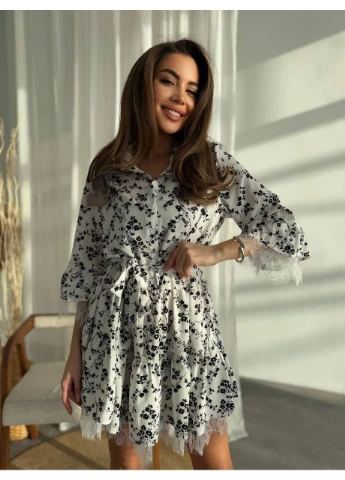 Белое платье с кружевом🌺 Luna