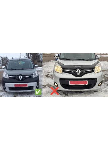Зимняя нижняя решетка (2013-2026) Глянцевая для Renault Kangoo гг Digital Designs (392165632)