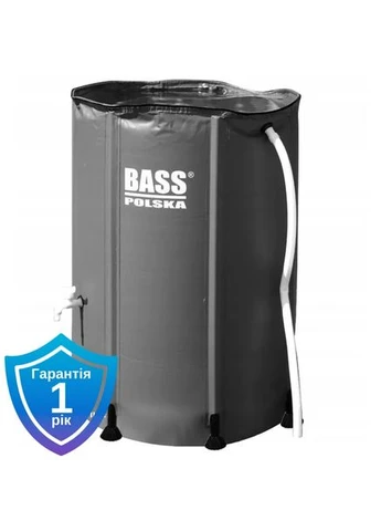 Бочка для дождевой воды BH 79988 500л Серая Bass Polska (389574516)
