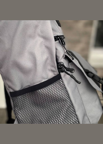 Серый средний рюкзак портфель универсальный Broadway grey No Brand (282676654)