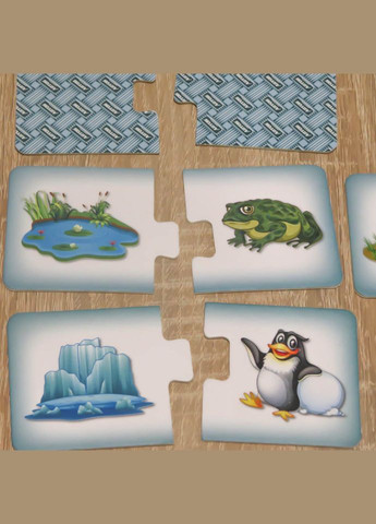 Детская настольная игра "Чей домик" 0468, 30 картонных карточек Artos Games (316269087)