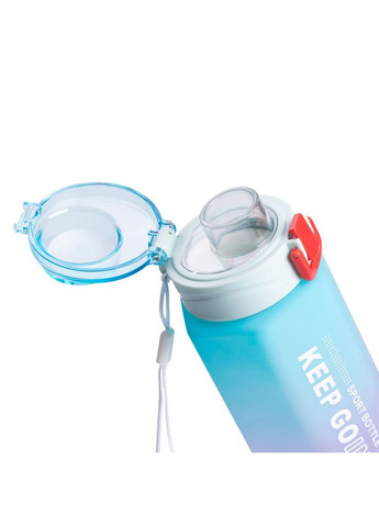 Бутылка для воды 650 мл бутылочка с поилкой для спорта и школы 23 см Keep Going HP-14-47TU Yiwu (346263587)