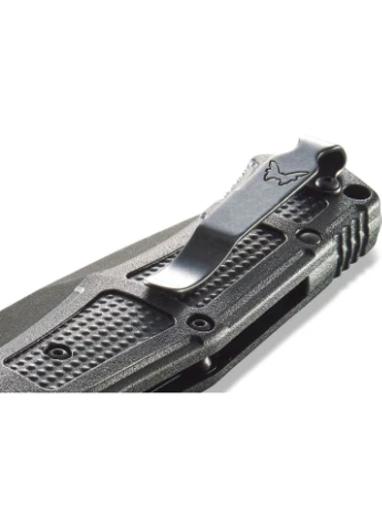 Нож Claymore Auto 9070SBK, тактический, длина клинка 86 мм, вес 97 г, цвет рукоятки, материал рукояти Grivory Benchmade (395605043)