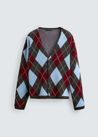 Разноцветный демисезонный кардиган Zara