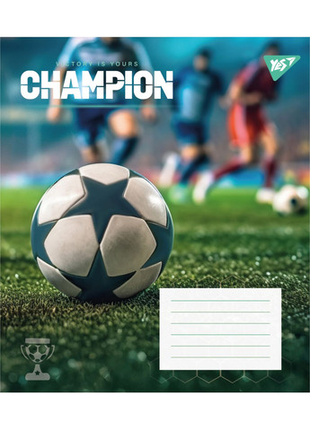 Набор тетрадей школьных А5/12 линия Champion 25 шт (767819) Yes (352167546)