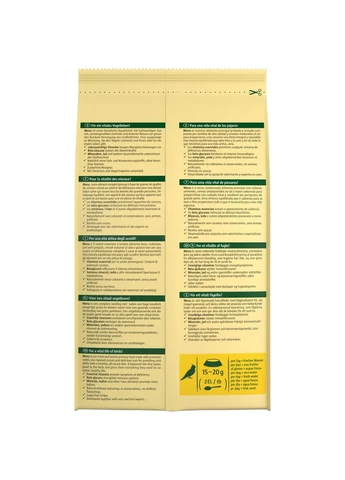 Сухий корм для німф 1 кг Premium Menu Vital Vitakraft (399746832)