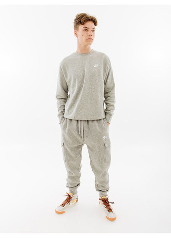 Серые спортивные зимние брюки Nike