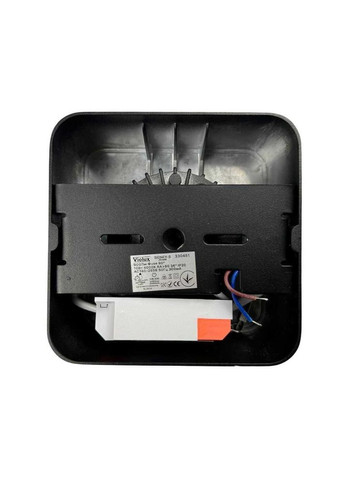 Світильник точковий накладний SIDNEY-S 10W 4000K IP20 квадрат чорний Violux (365651503)