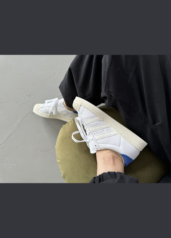 Кросівки жіночі і чоловічі Adidas Superstar white | Адідас Суперстар білі No Brand білі демісезони (316506720)