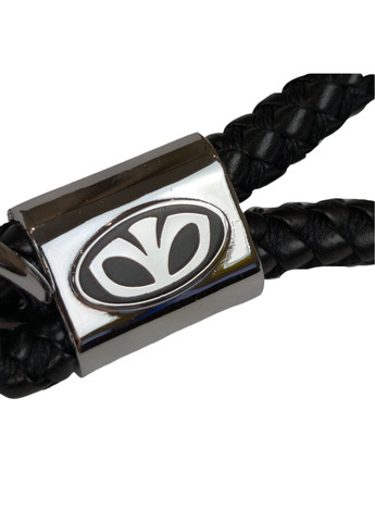 Брелок для ключей авто Daewoo из качественной плетеной эко-кожи из лого Дэу 29196 No Brand (331768966)