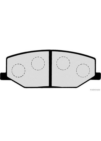 Колодки тормозные дисковые (комплект 4 шт) Jakoparts (365247787)
