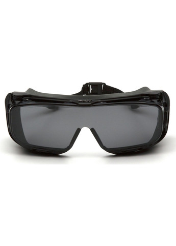 Очки защитные с уплотнителем Cappture-Plus (gray) Super Anti-Fog H2MAX, серые Pyramex (319704923)