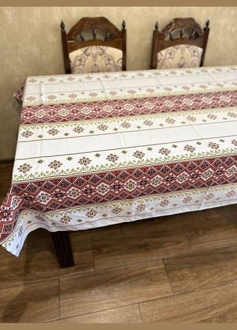 Скатерть с украинским орнаментом гипоаллергенная 150х220 см (П4КЕ05018-53) No Brand (306634030)