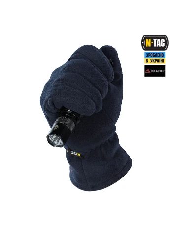 Рукавички Winter Polartec Dark Navy Blue (XL) M-TAC (303413155)