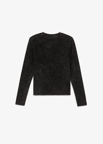 Лонгслив однотонный женский 6052 Черный shop (2000999171819) No Brand (362746572)