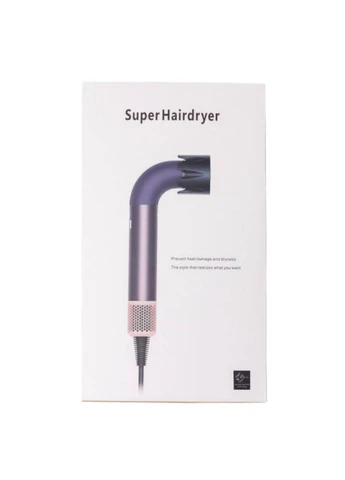 Фен для быстрого высушивания с насадками Supersonic r Curly+Coily (Jasper Plum) профессиональный фен 1700 Вт Фиолетовый No Brand (381117733)