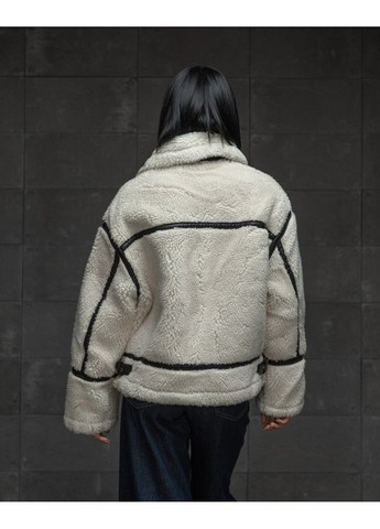 Бежева зимня дублянка dentis хутро No Brand