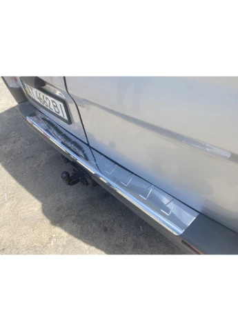 Накладки на задний бампер V1 (нерж) для Opel Vivaro 2001-2015 гг CARMOS (391743330)