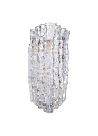 Декоративная прямоугольная стеклянная ваза для цветов прямоугольная 20,5 см HP-1728 Yiwu (353502908)